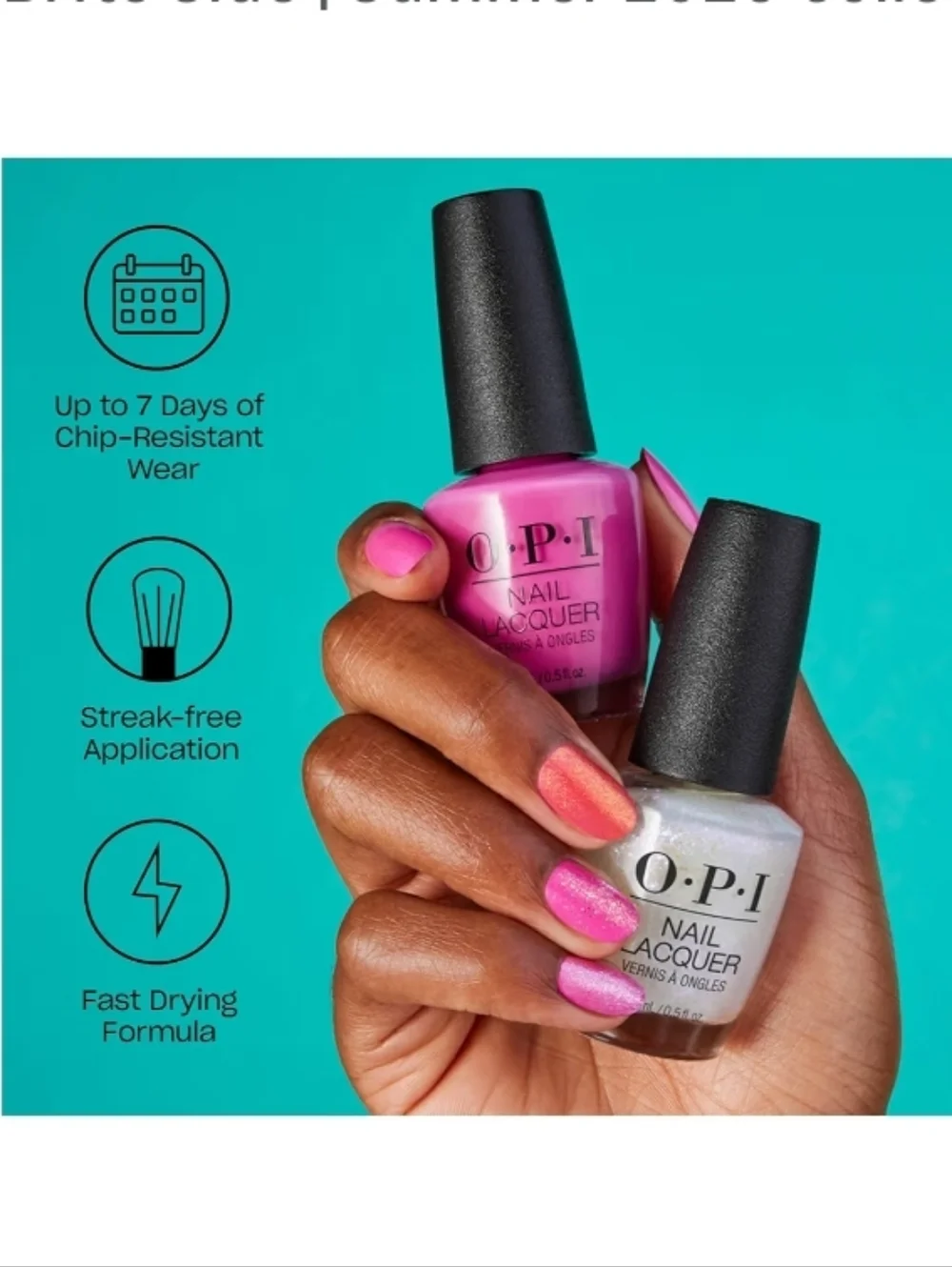 OPI Paintin' On Sunshine! Yellow Shimmer Nail Lacquer